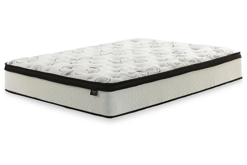 Chime 12 Inch Hybrid Mattress Queen Size White