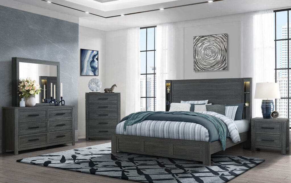 Cypress Youth Bedroom Set in Gray