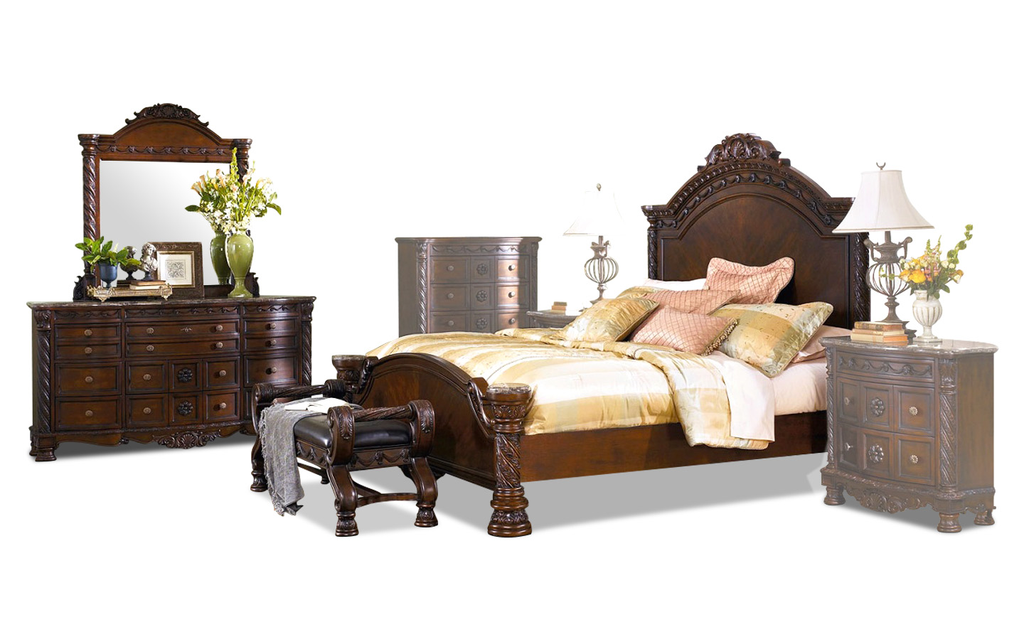 ashley north shore dresser brown North Shore Dresser