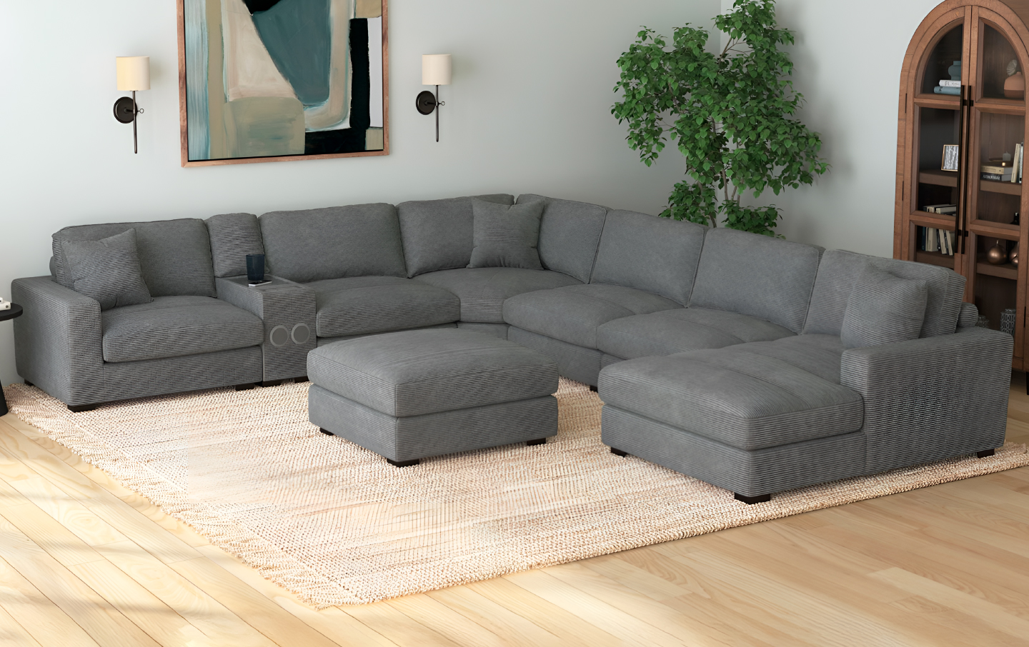 Free Delivery & Free Setup | Arizona 7 PC Modular Sectional W