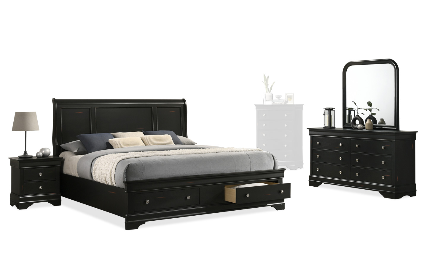 black dresser and night stand Lumina Bedroom Set Twin Size Bed, Dresser, Mirror & Nightstand Duration:2 days Brilliant bridal underwear for stitching-jac-mini-dress and stain resistant making