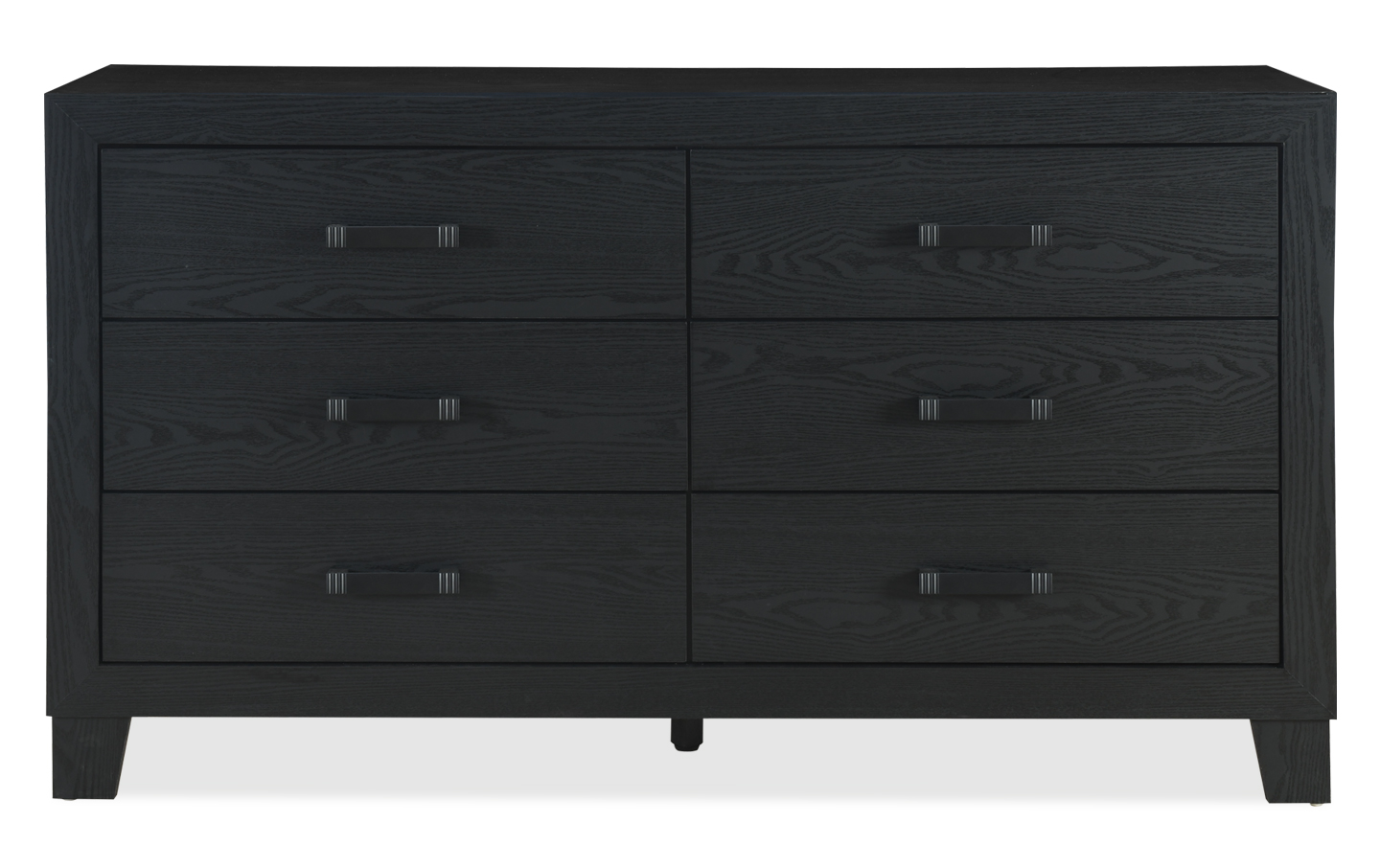 all black dresser HOMESTYLES Oak Park 6-Drawer Black Dresser 36 in. H x 18 in. D x 54.5 in. W 5911-43