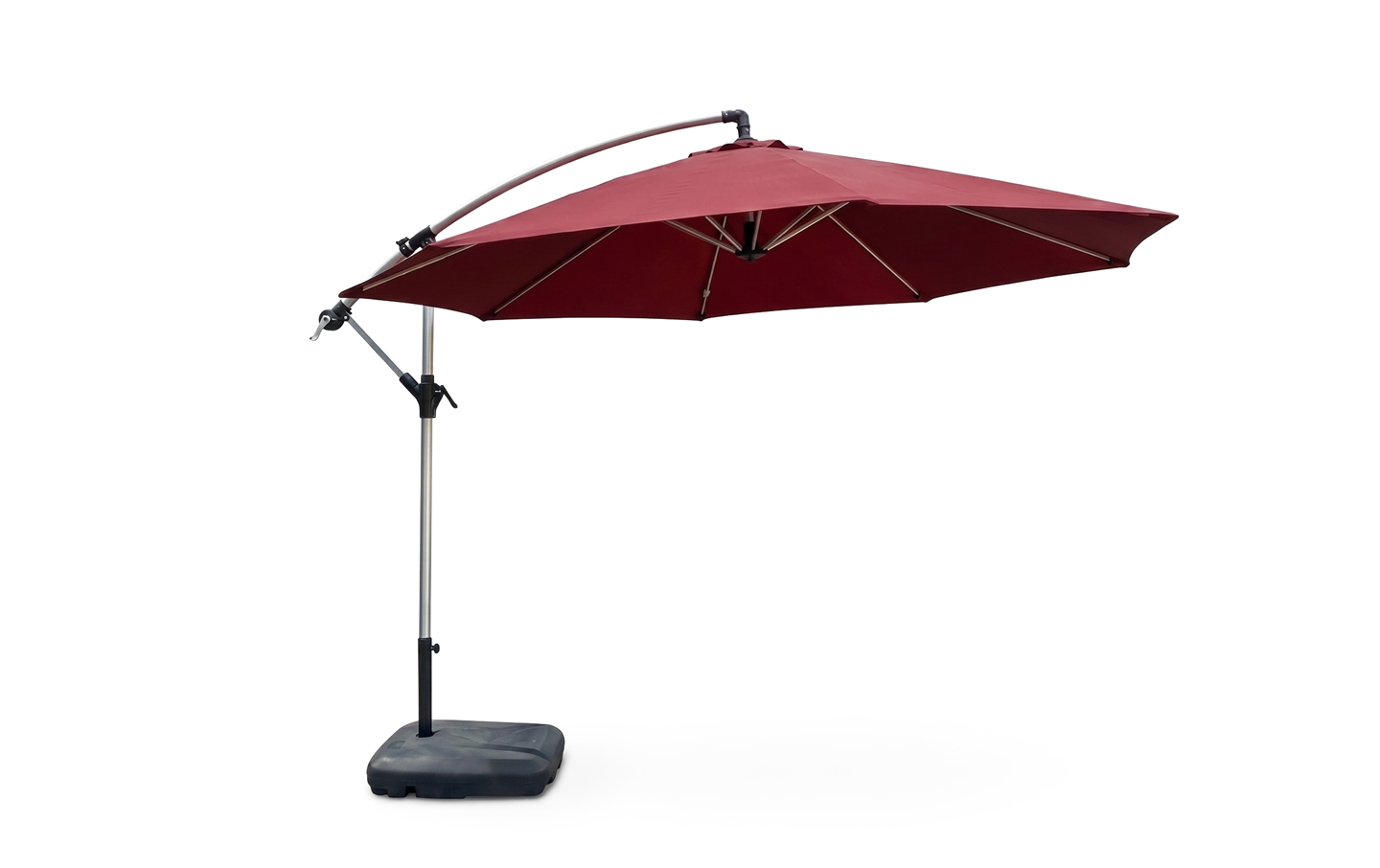 cantilever patio umbrella sales 10ft Warm White UPGRADED CANOPY 912 ft Sunbrella Umbrella, Large