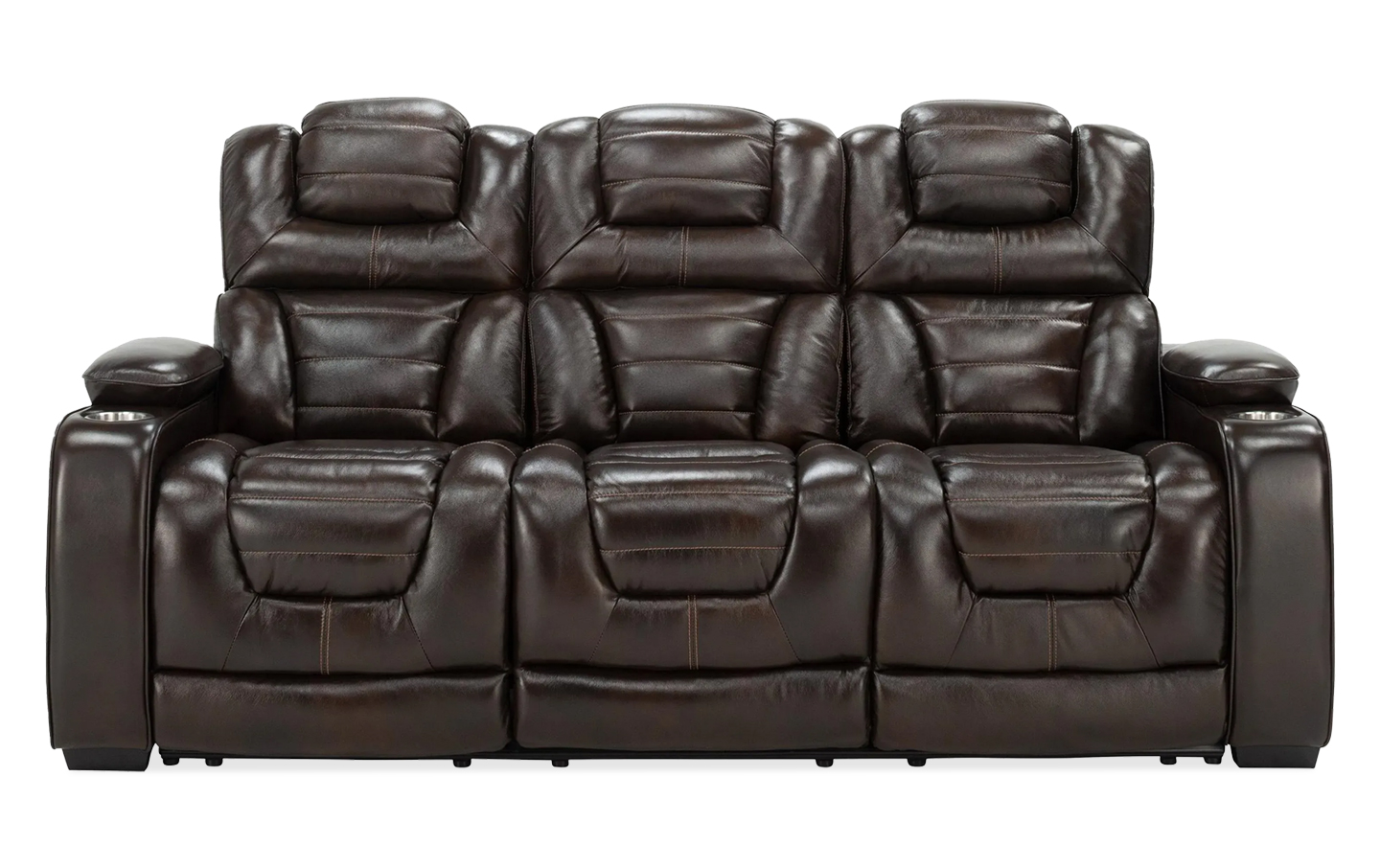 Othello Dual Power Reclining Sofa and Loveseat Set | Furniture Mecca